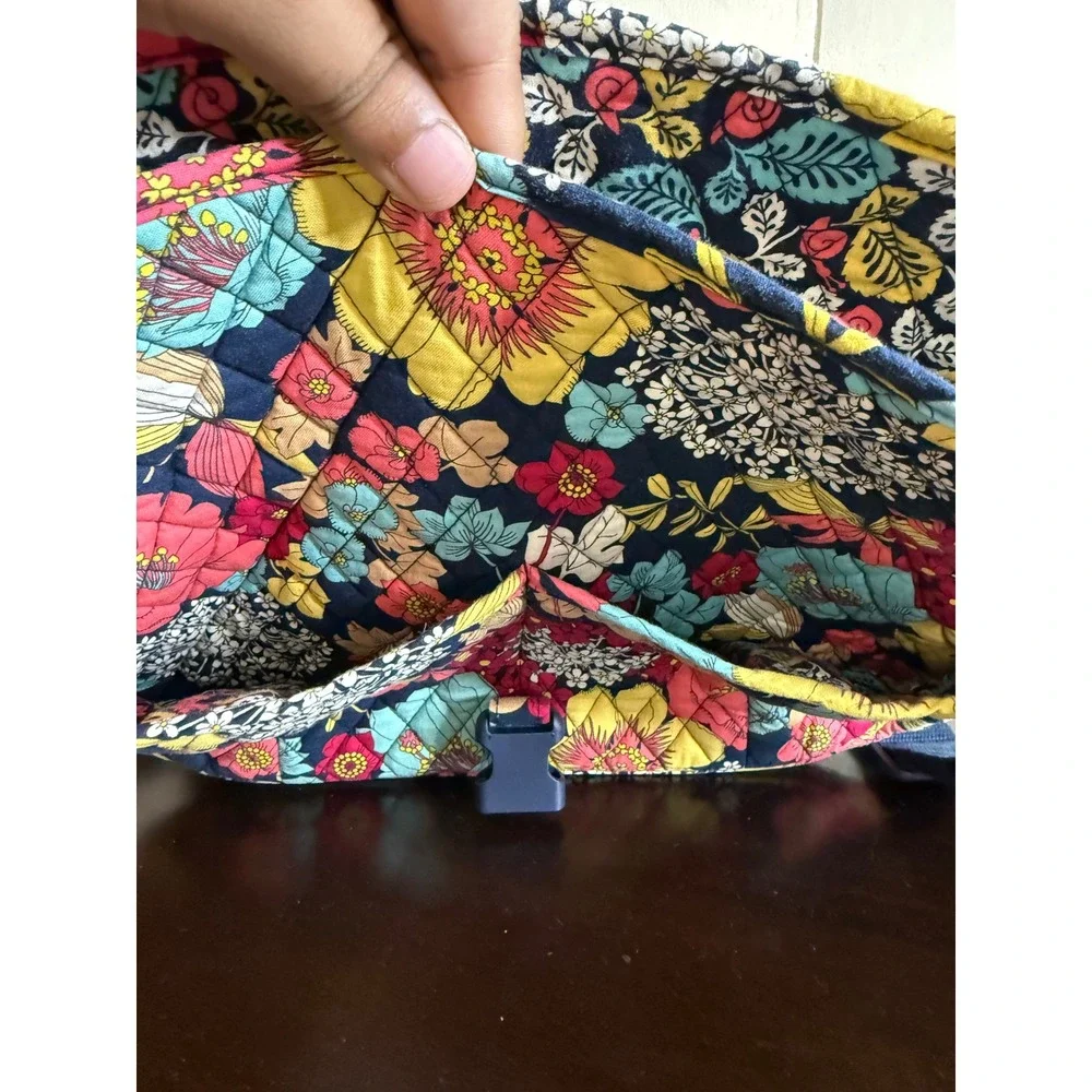 Vera Bradley Quilted Crossbody Bag Women's Floral Shoulder‎ Bag Purse